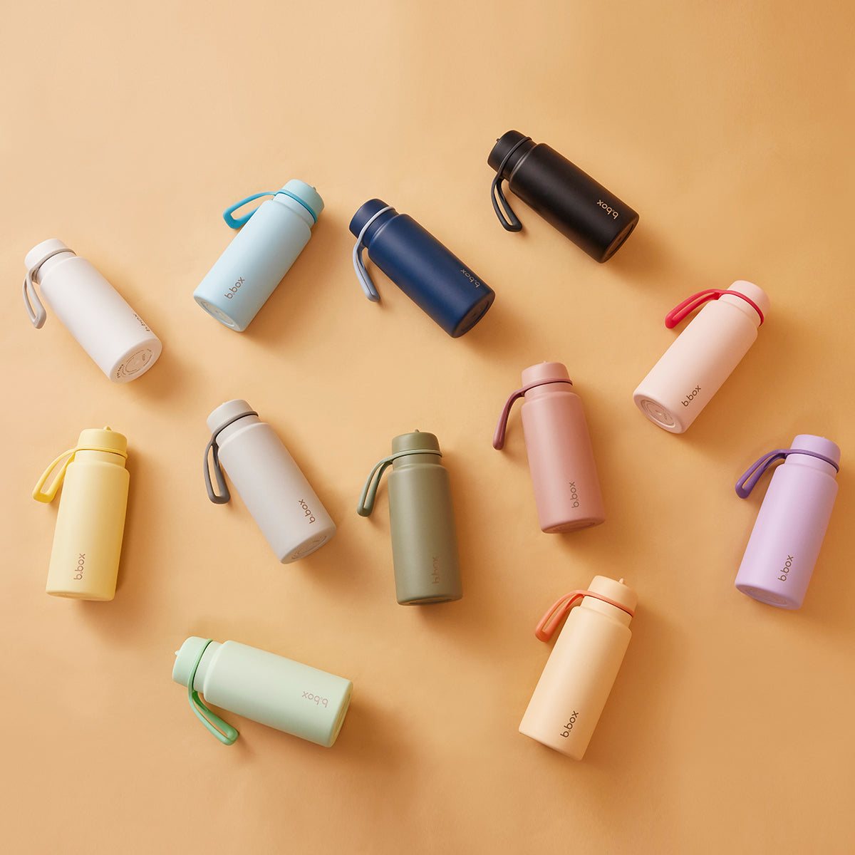 1lt insulated water bottle with flip top - Assorted B-Box