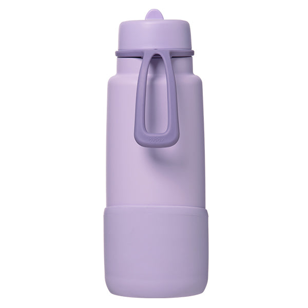 1l insulated water bottle with flip top - Lilac Love