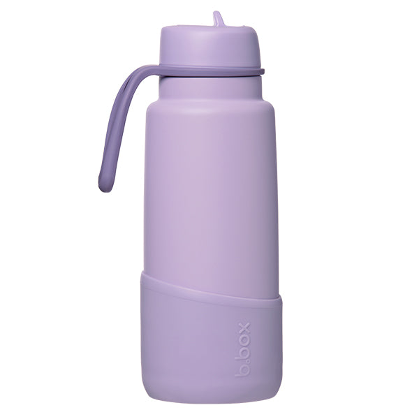 1l insulated water bottle with flip top - Lilac Love