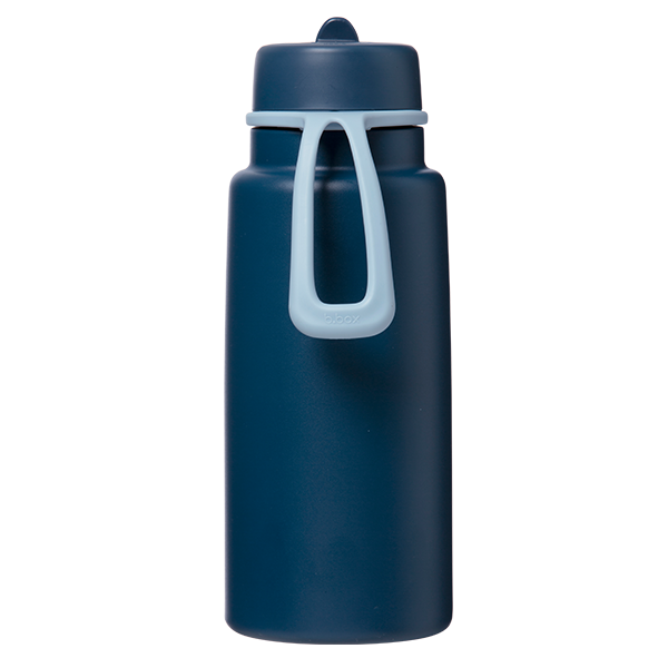1l insulated water bottle with flip top - Midnight