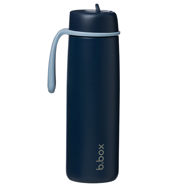 690ml insulated flip top bottle - midnight