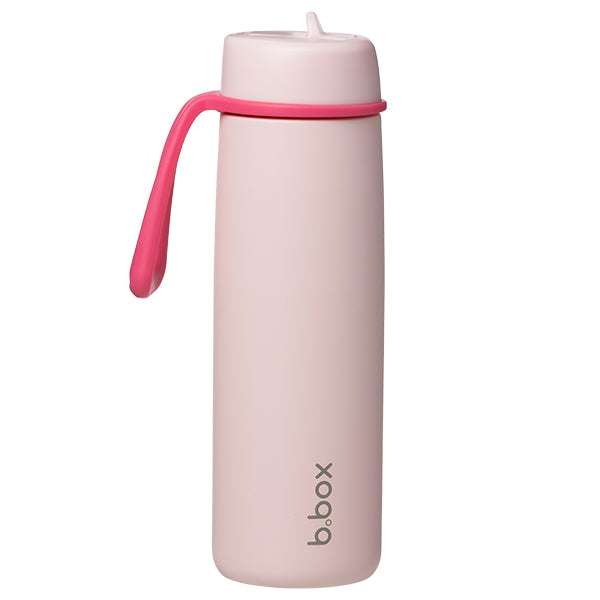 690ml insulated flip top bottle - pink paradise