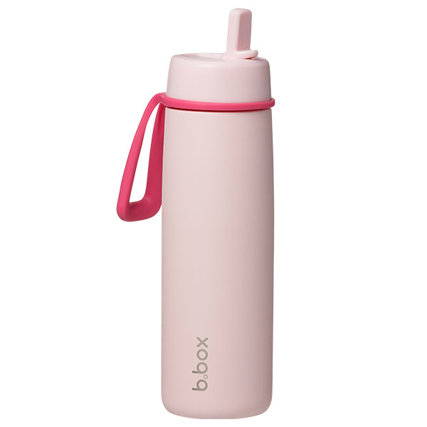 690ml insulated flip top bottle - pink paradise