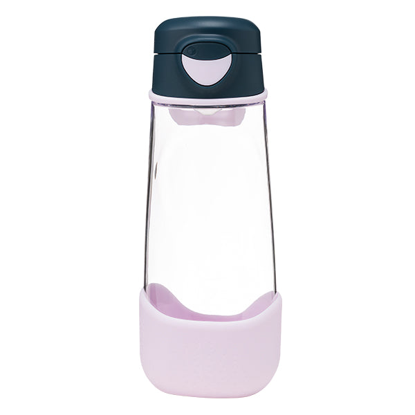 600mL sport spout bottle - indigo rose