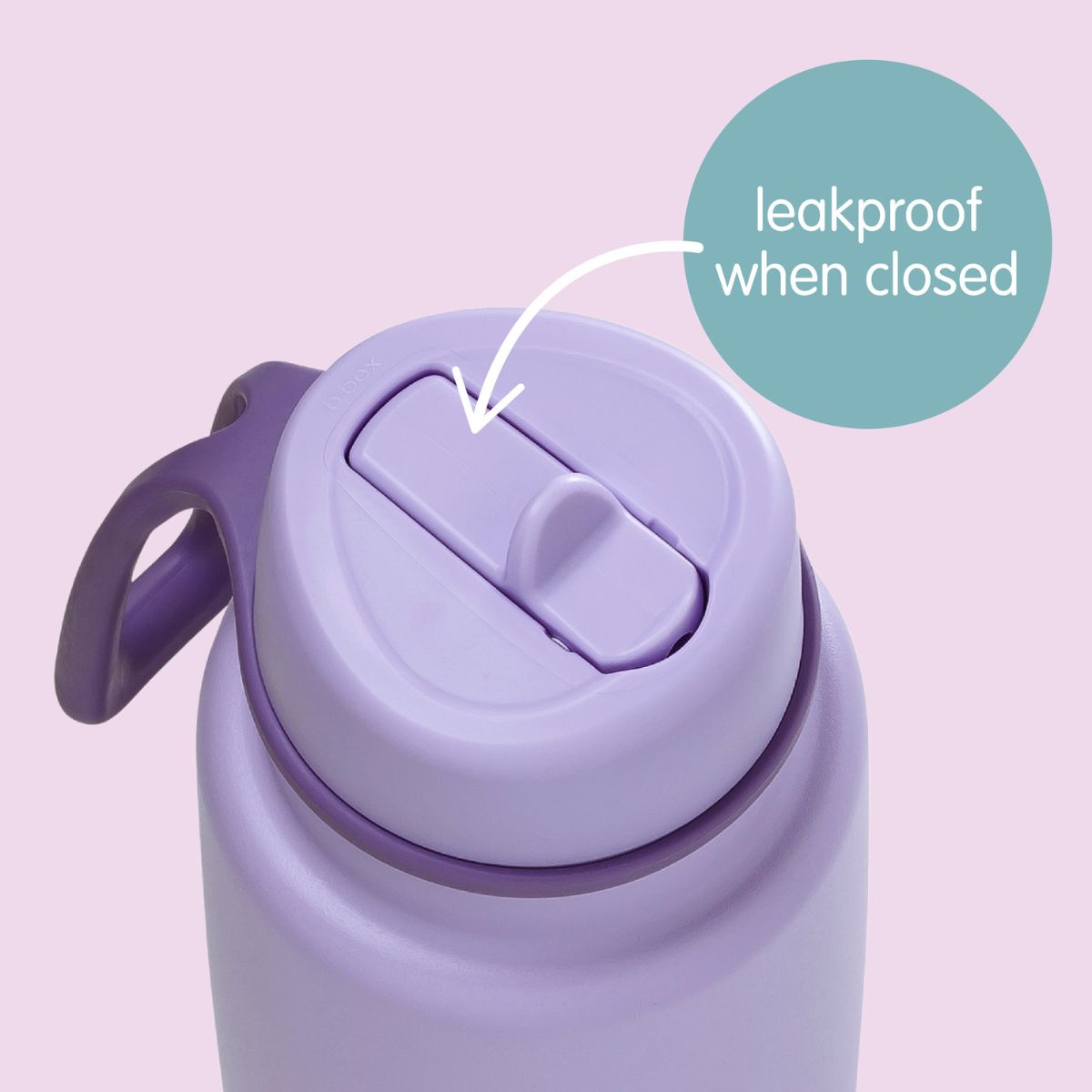 1lt insulated water bottle with flip top - Assorted B-Box