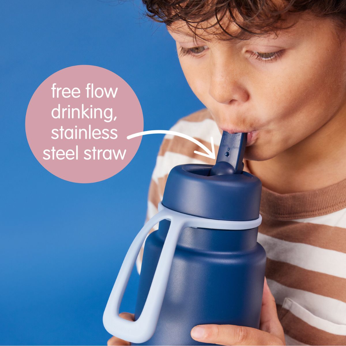 1lt insulated water bottle with flip top - Assorted B-Box