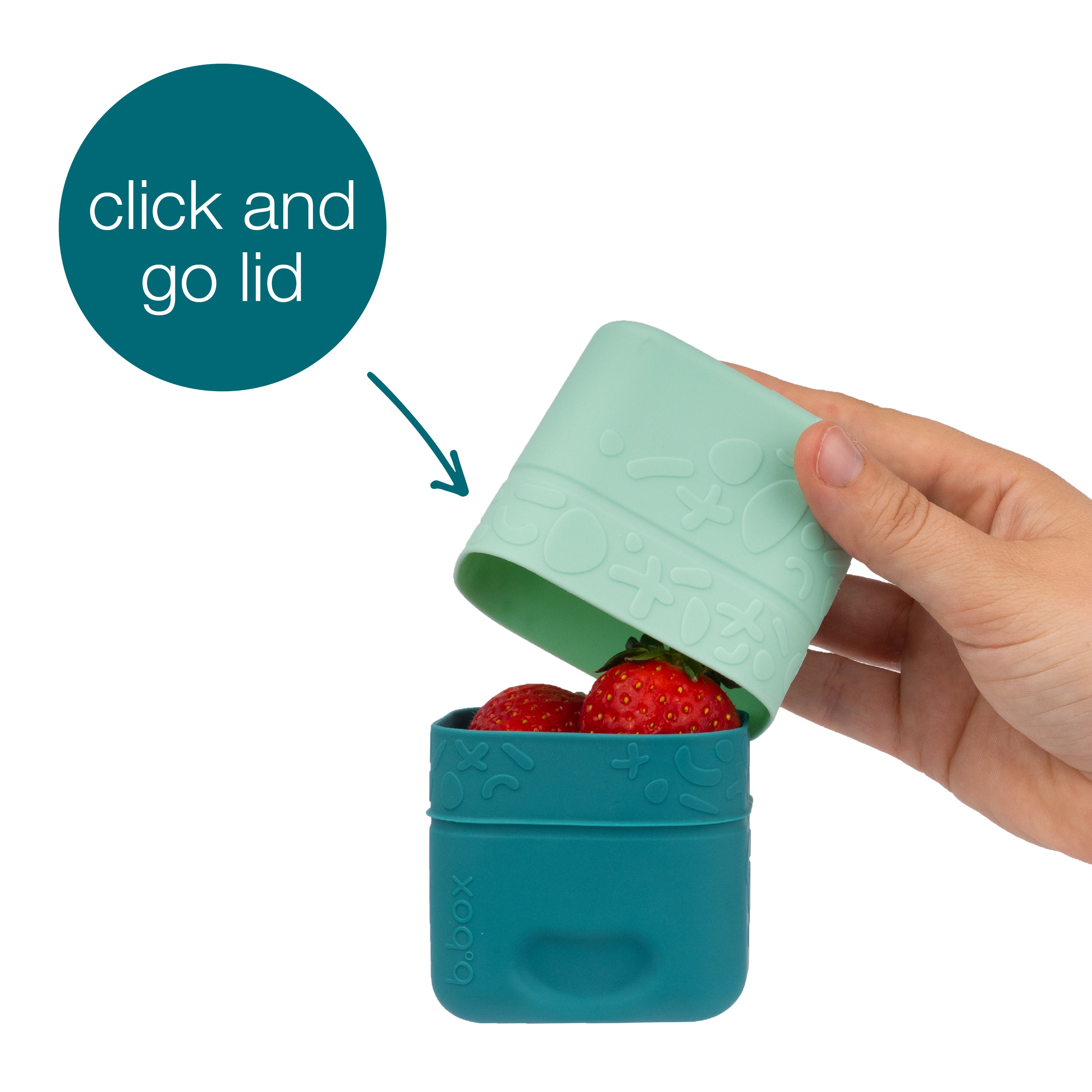 silicone snack cup - forest