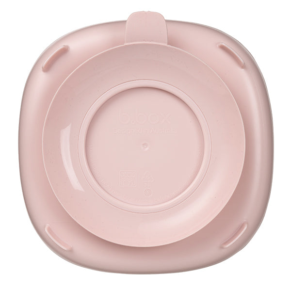 silicone plate and lid - blush