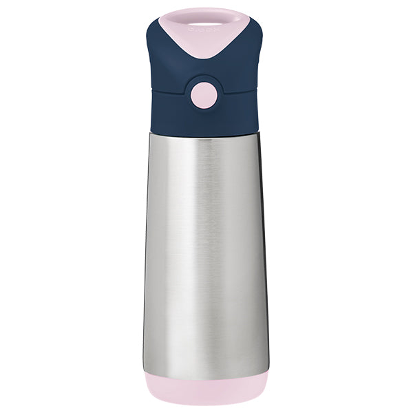 500ml insulated drink bottle - indigo rose