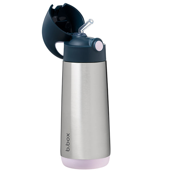 500ml insulated drink bottle - indigo rose