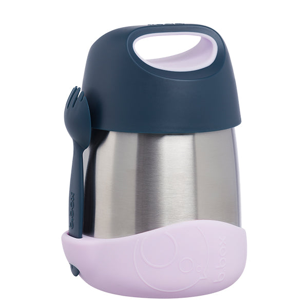 insulated food jar - indigo rose