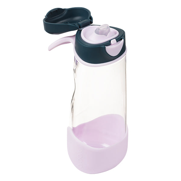 600mL sport spout bottle - indigo rose