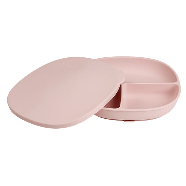 silicone plate and lid - blush